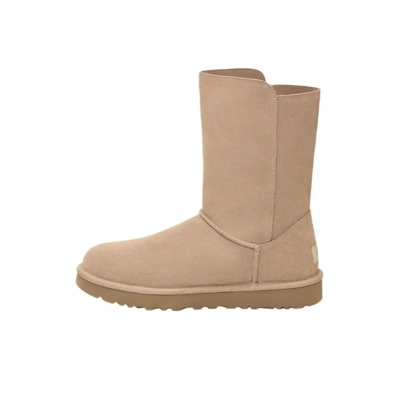 UGG Short Mid Calf Snow Boots Unisex Sand-0