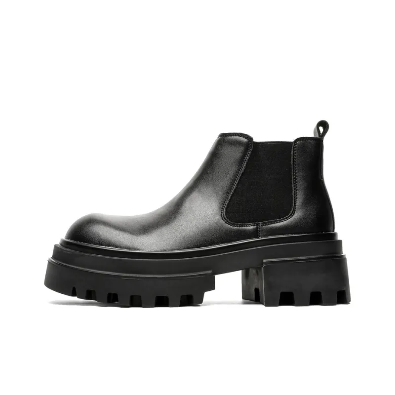 SHUPATE Short Chelsea Boots Men's Black-0
