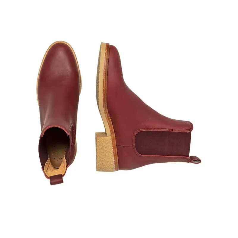 El Naturalista IRATI Short Chelsea Boots 4cm Women's Burgundy-2