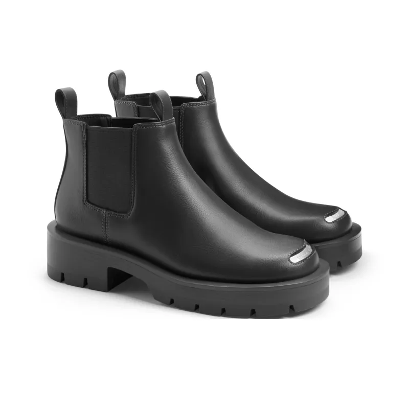 CHARLES&KEITH Short Chelsea Boots 4.3cm Women's-4