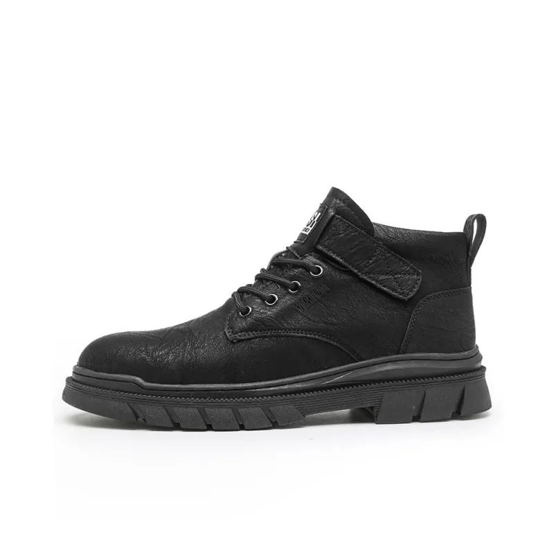 Eminu Martin Boots Men Black-0