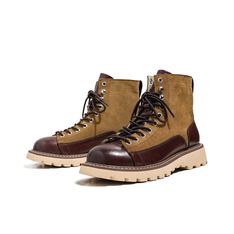 WEISHIBANGWEI Warm Crew Outdoor Boots Men's-1