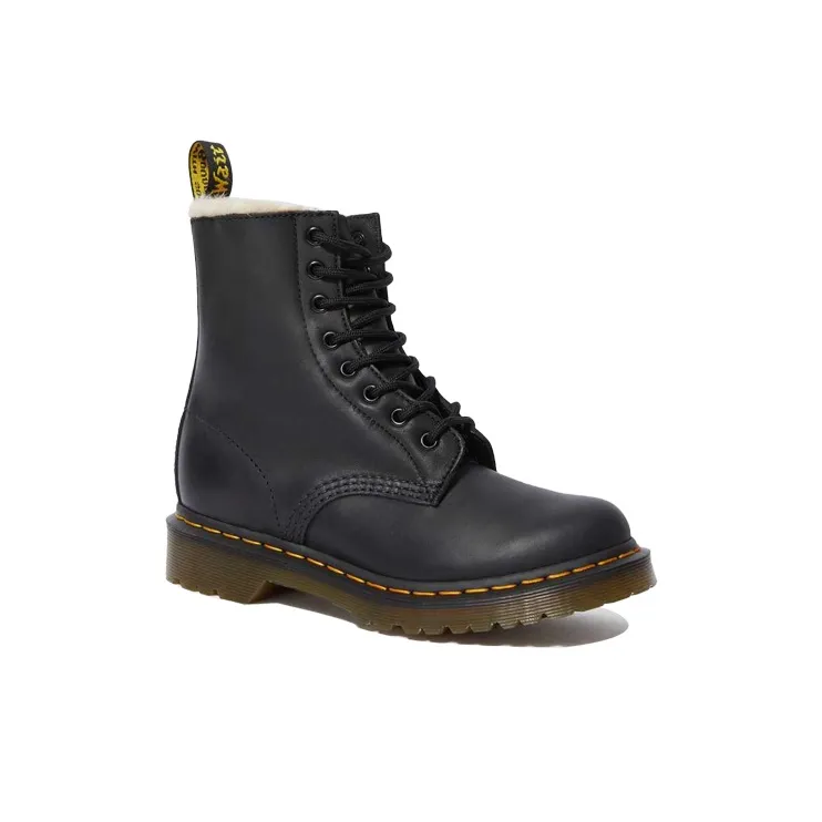 Dr. Martens 1460 Serena Faux Shearling lined Combat Boots Women's-2