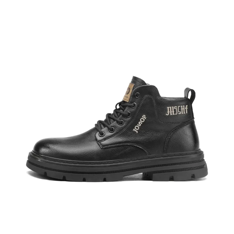 Abango Martin Boots Men Light Brown, Khaki, Black-6