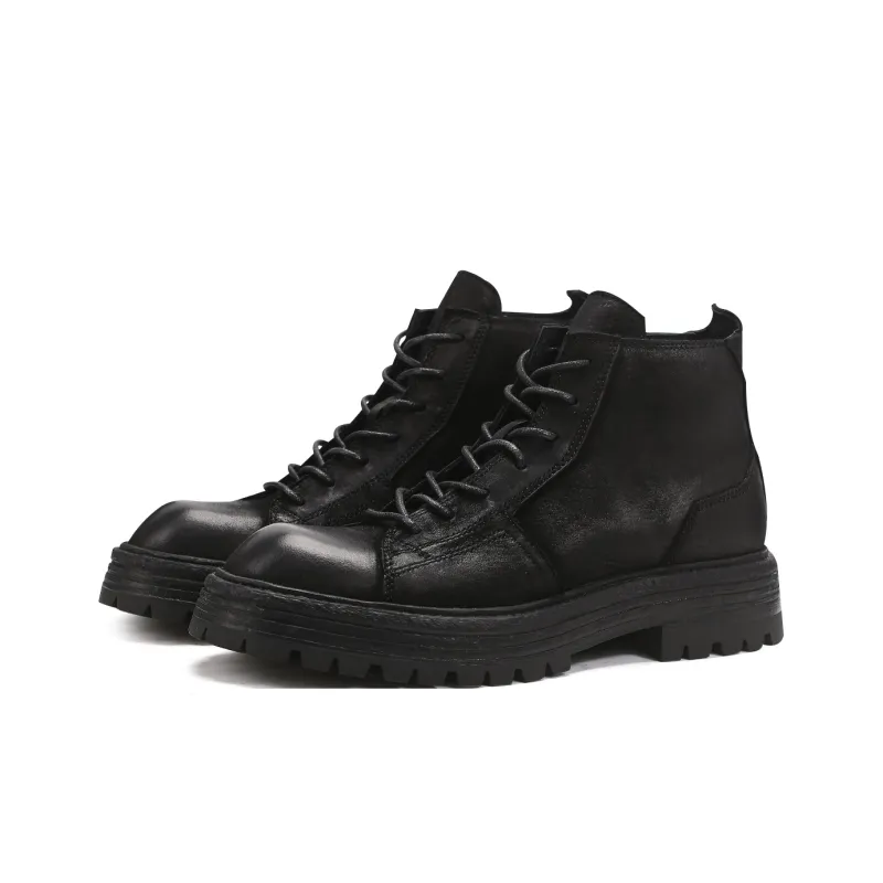 Voguhomme Short Martin Boots For Men Men's-3