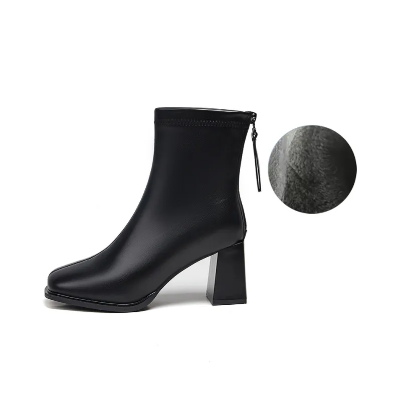 ACESC Ankle Boots Women's Black/Beige/Apricot/Brown-24