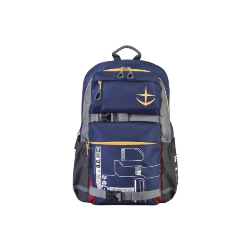 FX CREATIONS Mobile Suit Collaboration Nylon Student Bag Blue-0