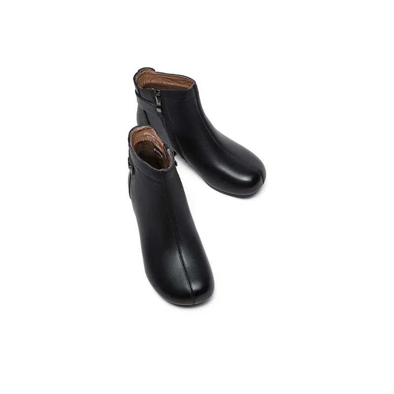 HANG TEN Ankle Boots Women's Black/New Brown-6