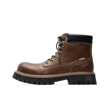 Mule Donkey Martin Boot Unisex Brown