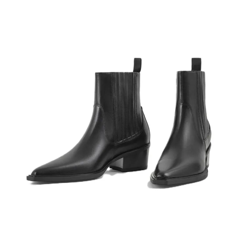 VAGABOND SHOEMAKERS KELSEY Short Chelsea Boots 4cm Women's Black-2