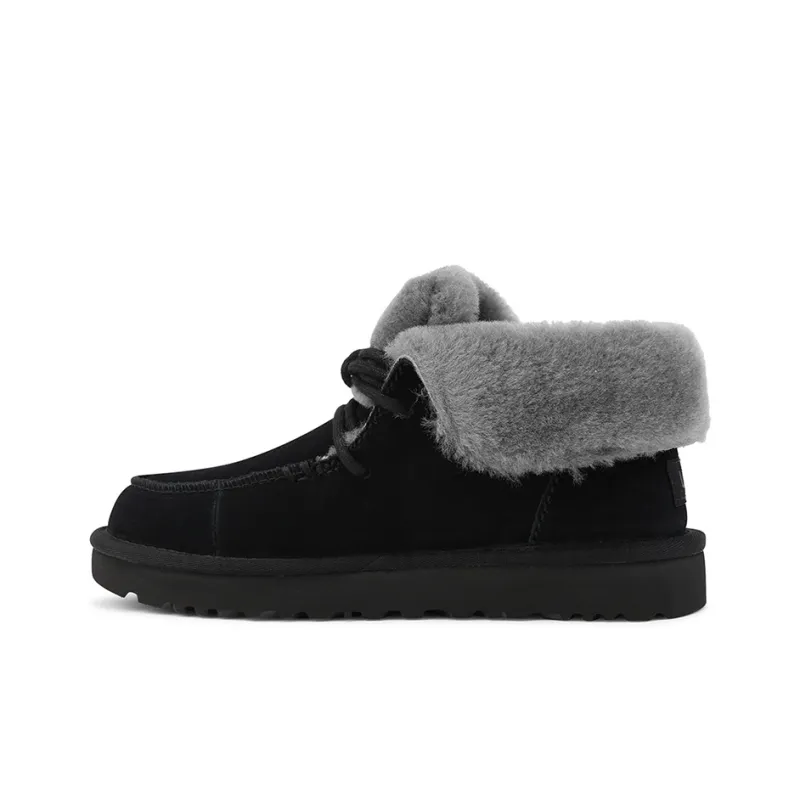 UGG Diara Lacing Fleece Lined Black Women's-0