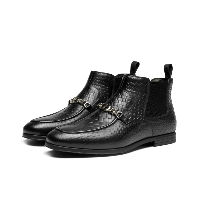 ROBERTA DI CAMERINO Short Chelsea Boots Men's Black-1