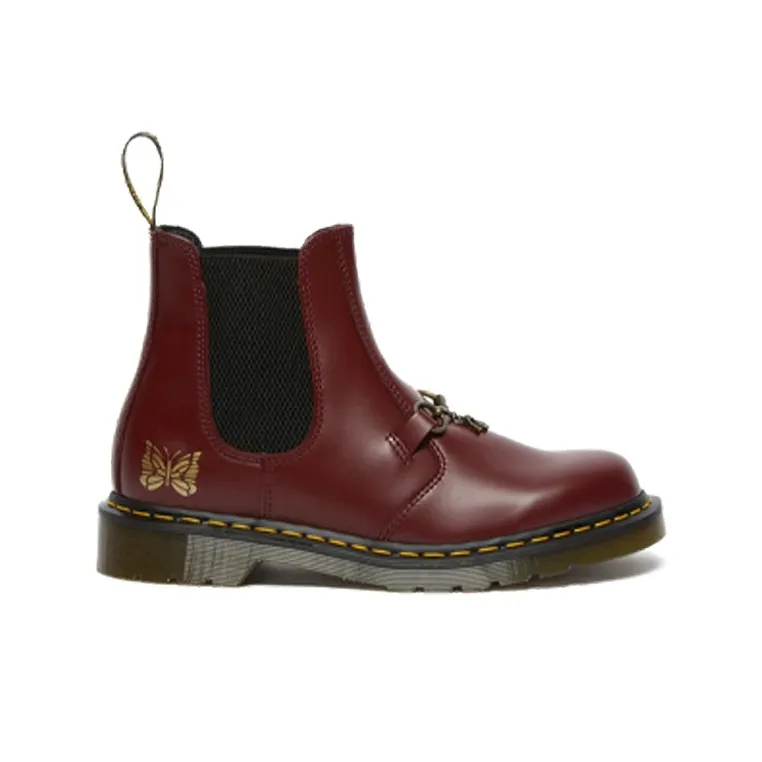 Dr. Martens 2976 Snaffle Chelsea Boots Needles Cherry Red-1