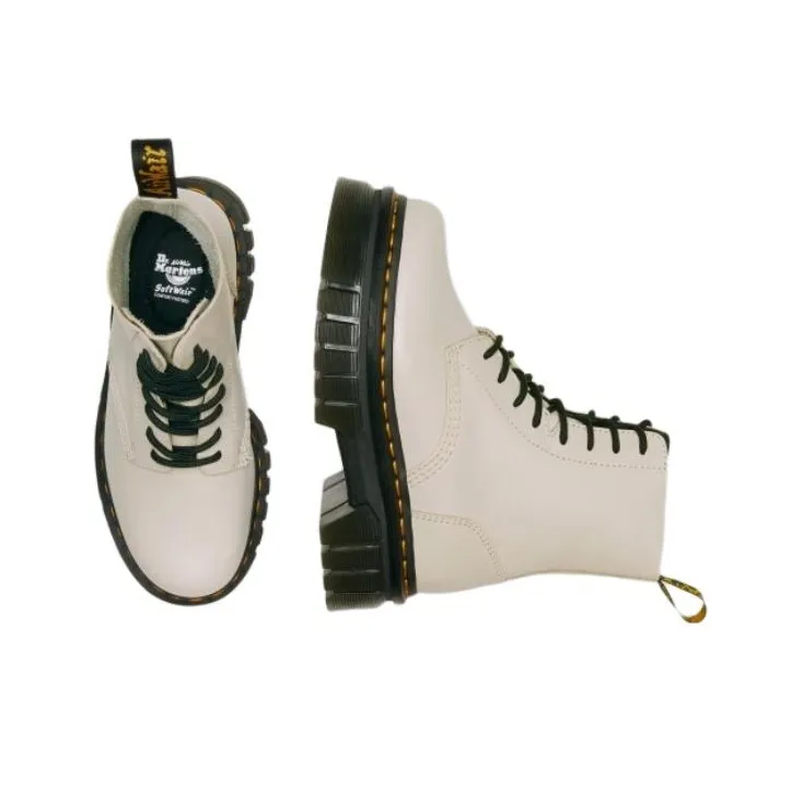 Dr.Martens Audrick Nappa Leather Platform Ankle Boots 'Cobblestone Grey' Women's-4