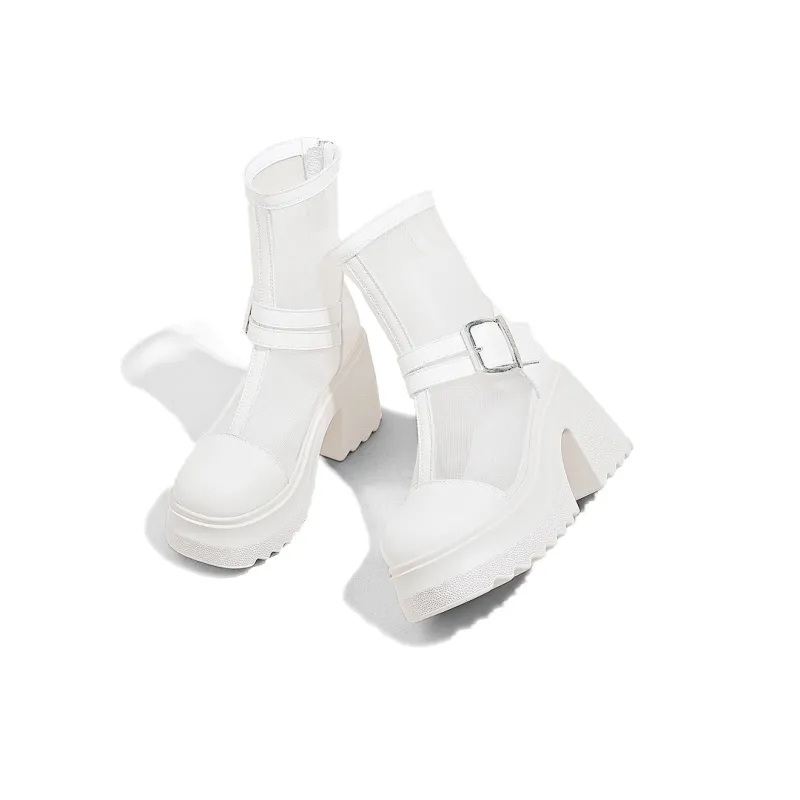 A Poinsettia Princess Ankle Boots Women's-4