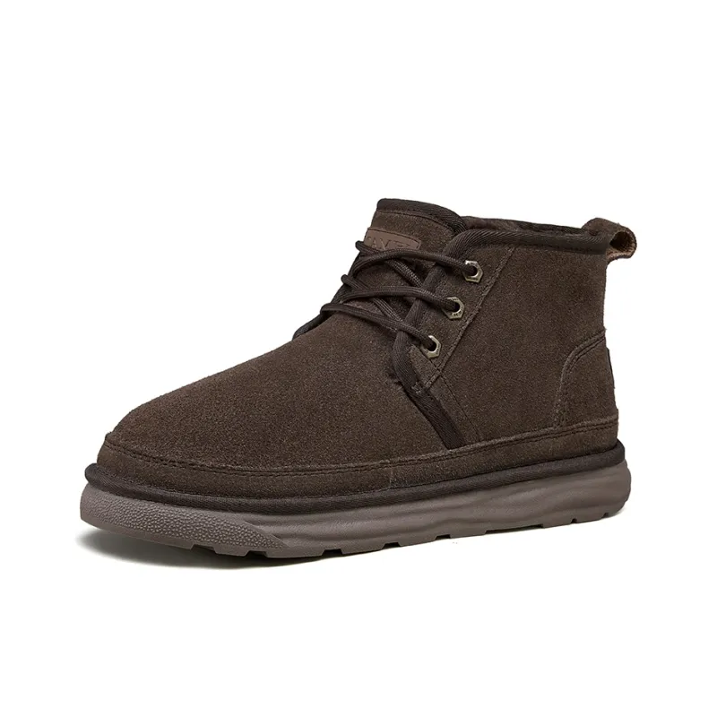 CAMEL Warm And Wear-Resistant Short Snow Boots Men's-6