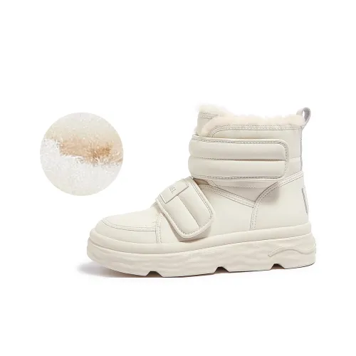 CAMEL Anti-Slip Wear-Resistant Short Snow Boots Women's
