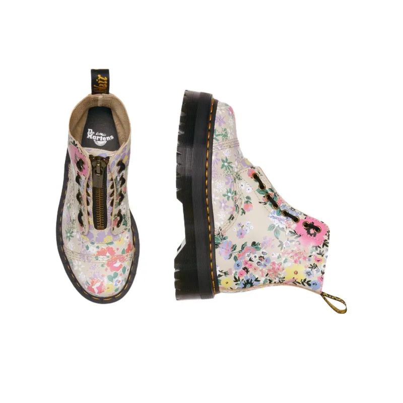 Dr.Martens SINCLAIR Short Martin Boot Women's Beige-5