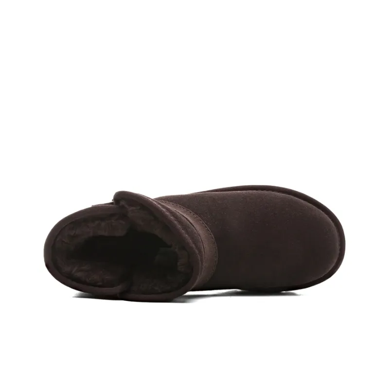 Warrior Short Snow Boots Unisex Umber-2