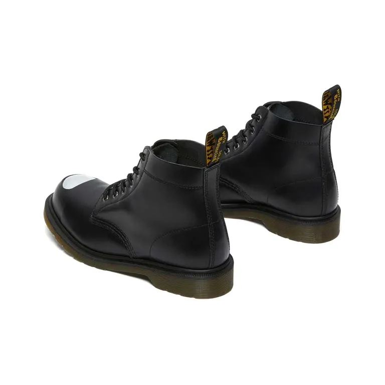 Dr.Martens 101 Exposed Steel Toe Leather Ankle Boots 'Black'-4