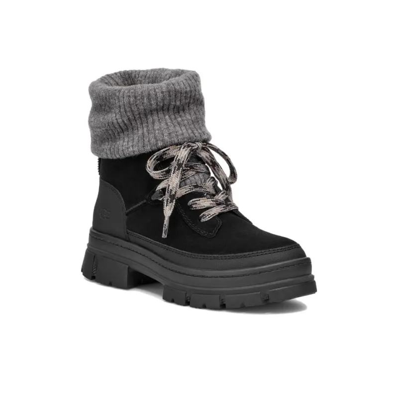 UGG Slip Resistant Short Outdoor Boots Women's Black-2