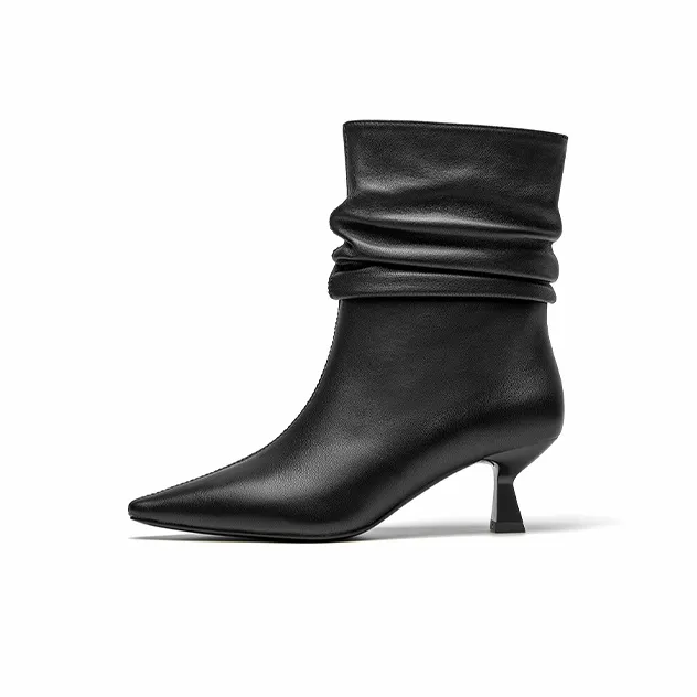 AITA Ankle Boots Women's Khaki/Black-5