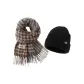 Scarf+Black Thermal Beanie