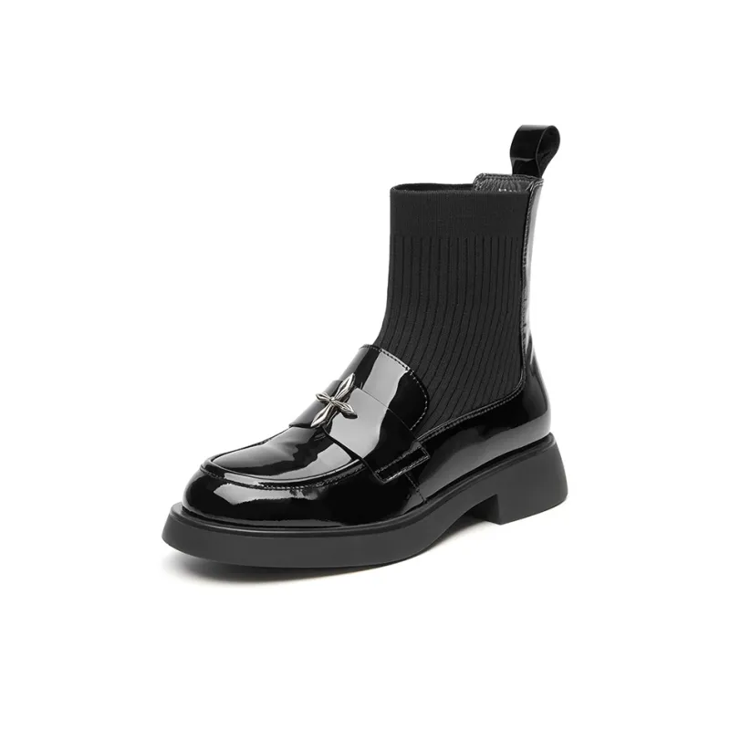 DG Ankle Boots Women's Black/Brown-0