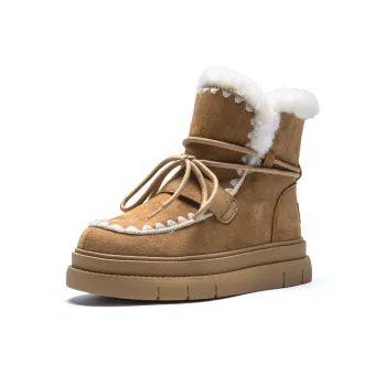 KUX Snow Boots Women's Camel/Black