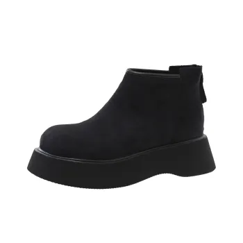 OBWA Warm Wear Resistant Height Increasing Slip Resistant Coverage Short Snow Boots Women's