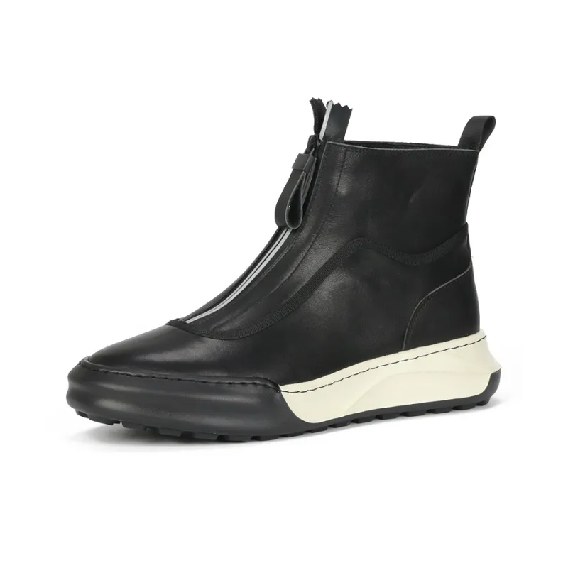 Thai Points Ankle Boots Men Black-1
