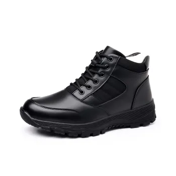 Captain Illy Warm Short Snow Boots Men's Black