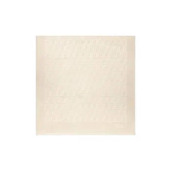 FENDI Silk Silk Scarves Women's Beige
