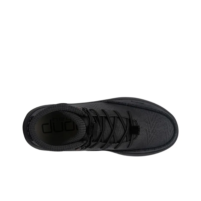 Heydude Ankle Boots Men Black Obsidian Ink-3