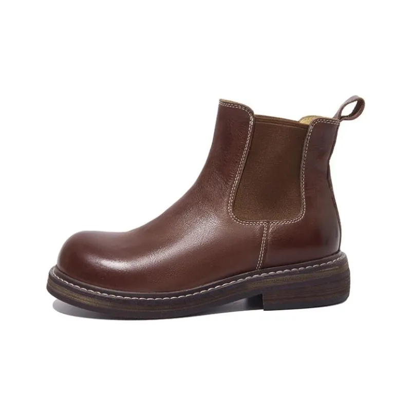 SHANYIKOU Short Chelsea Boots 4cm Women's-0
