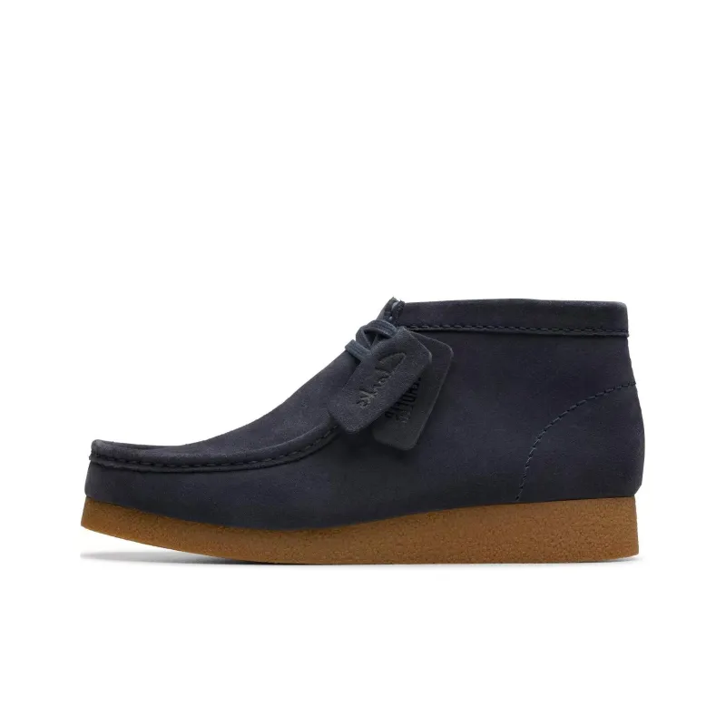Clarks Originals Wallabee Evo Boot Navy Suede Women's-0