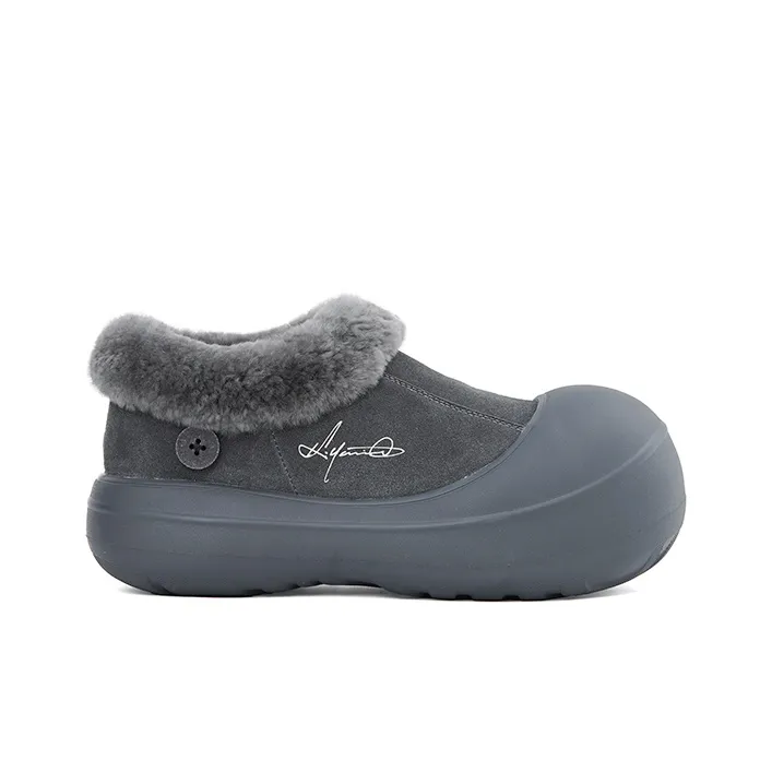 KILLWINNER Warm And Wear Resistant Ankle Length Snow Boots Women's Gray-1