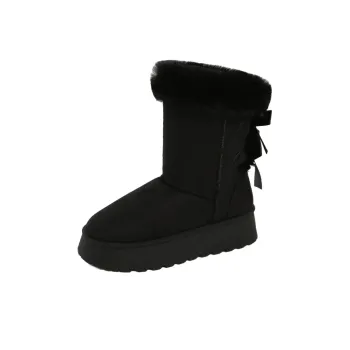 Bull Charm Durable Warm Short Snow Boots Women's