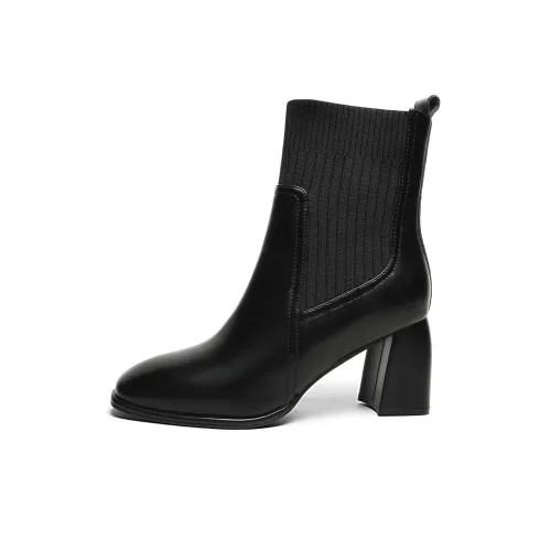 Mulinsen Ankle Boots 7.5cm Women's Black