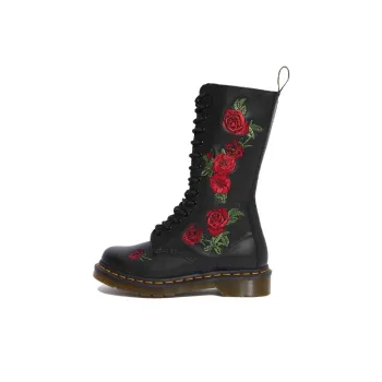 Dr.Martens 1914 Vonda Leather Mid Calf Boots 'Black' Women's