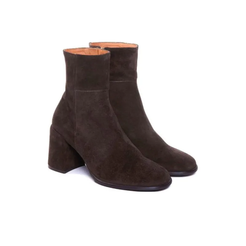 ANGEL ALARCON Ankle Boots 8cm Women's Brown-4