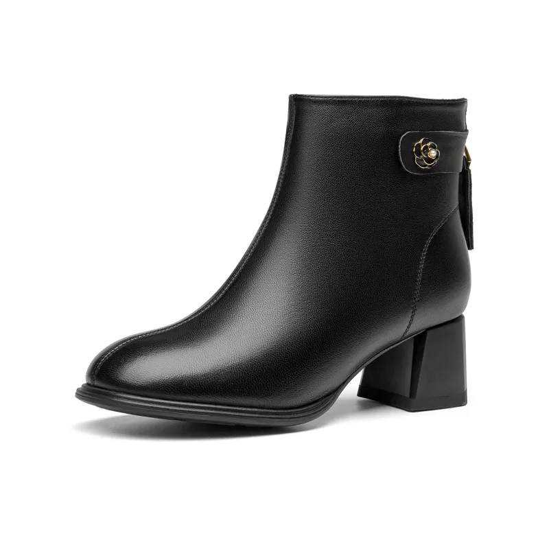 Spider King Ankle Boots Women's Black-1