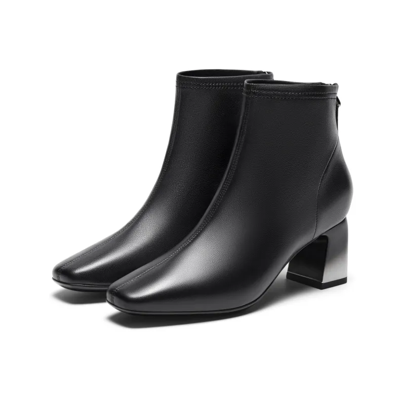 Joypeace The Winter Night Gradually Warms Ankle Boots 6cm Women's-2