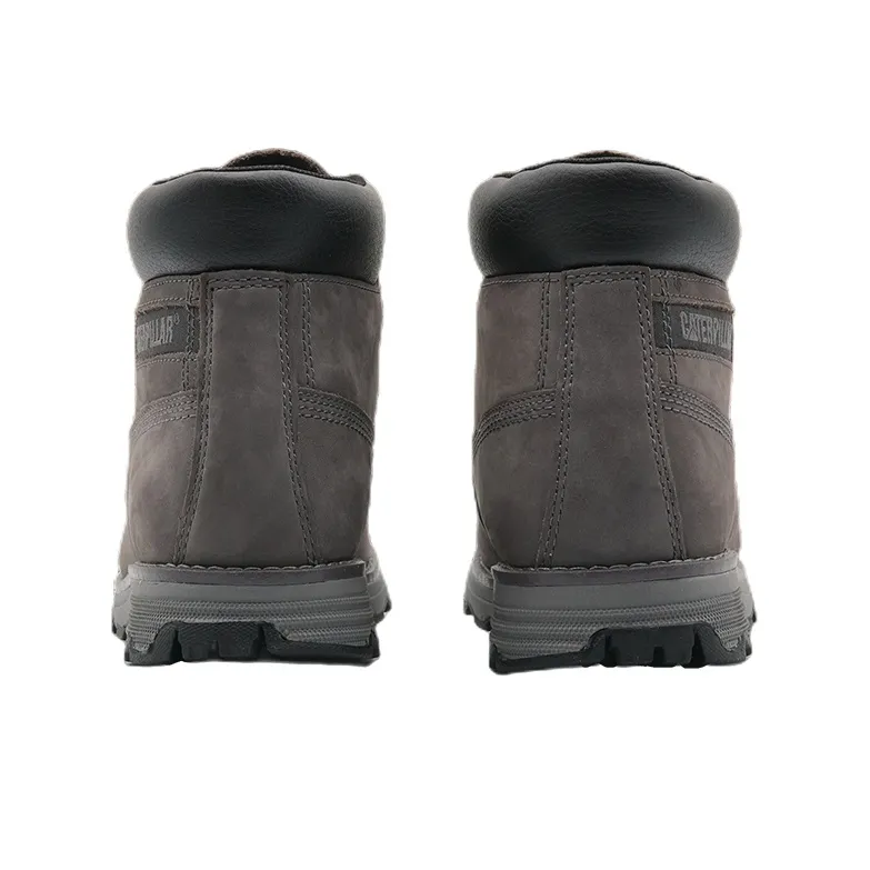 CAT Slip Resistant Ankle Length Outdoor Boots Men's Gray-3