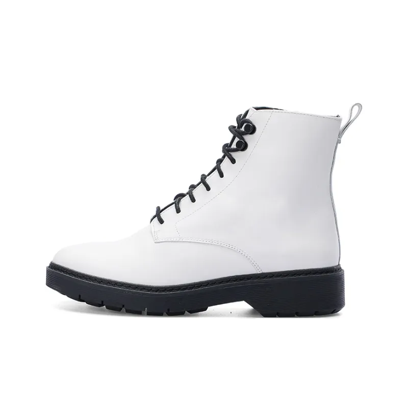 Clarks Martin Boots Women's White-0