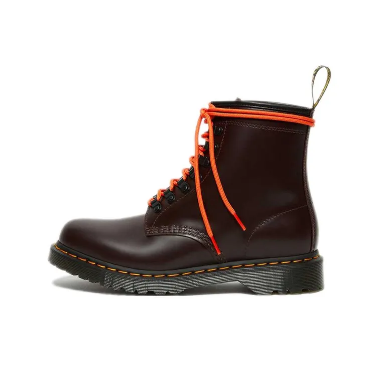 Dr.Martens 1460 Ben Smooth Martin Boots 'Brown Red'-0