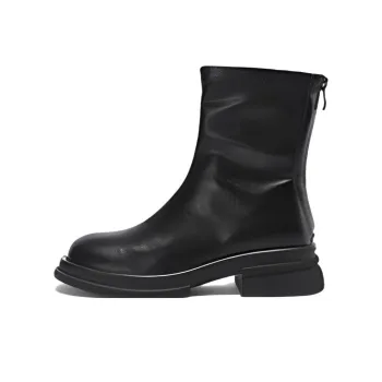 DAPHNE Ankle Boots Women's Black/Milk Tea