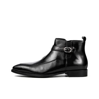 ASTON M.JAZZ Ankle Boots Men Black/Brown