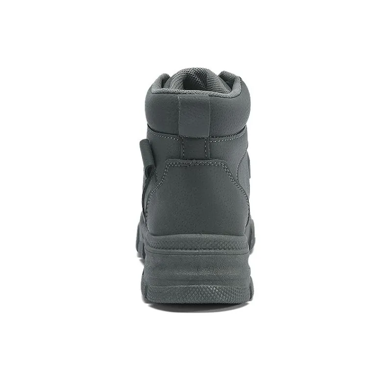Warrior Short Snow Boots Men's Gray-3