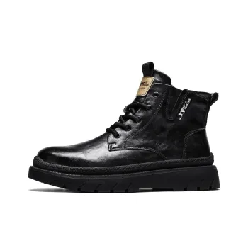 G.N.SHIJIA Ankle Boots Men Black/Brown